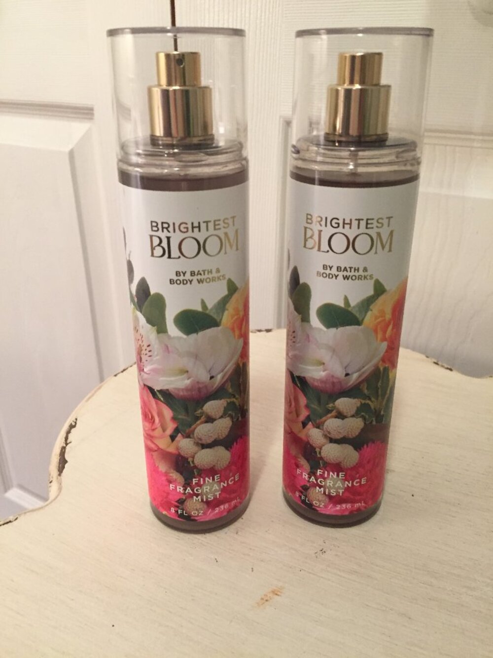 Bath& Body Works Brightest Bloom Fine Fragrance Mist Lot Of 2New Jasmine Cedar